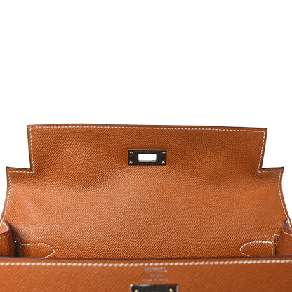 Hermes Epsom Kelly Sellier 28 Gold 19 of 38