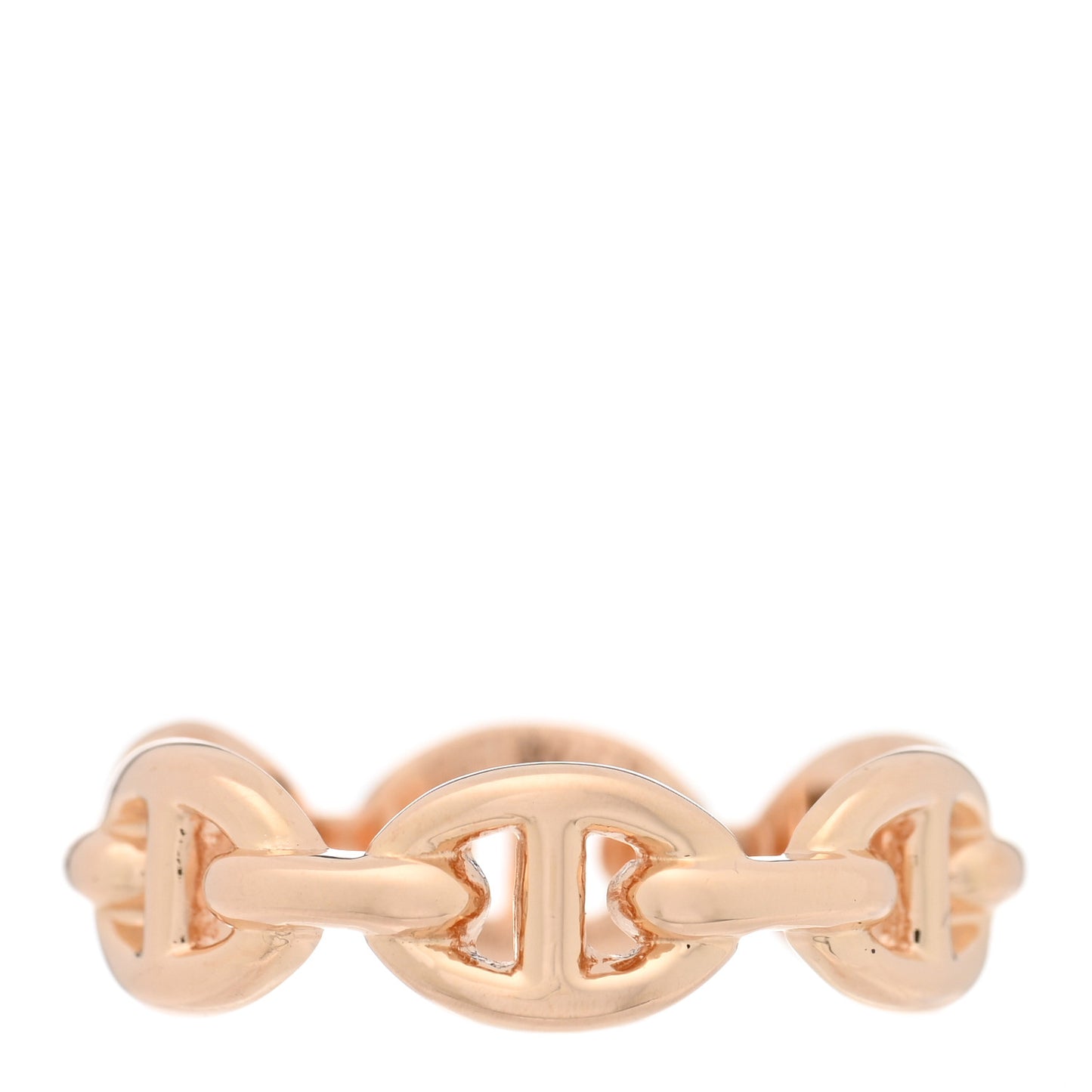 18K Rose Gold PM Chaine d'Ancre Enchainee Ring 52 6