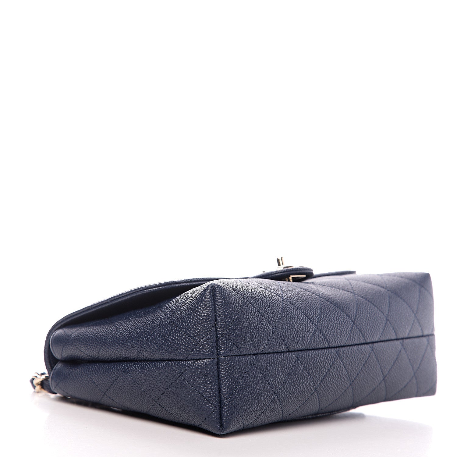 Chanel Caviar Quilted City Walk Flap Navy Blue 3 of 10