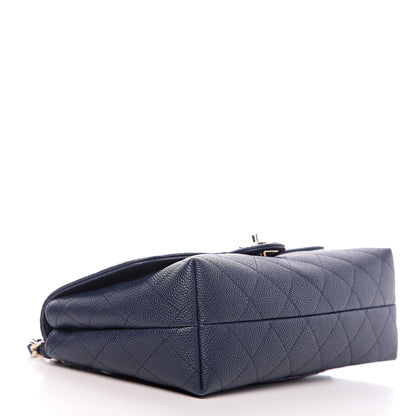 Chanel Caviar Quilted City Walk Flap Navy Blue 3 of 10