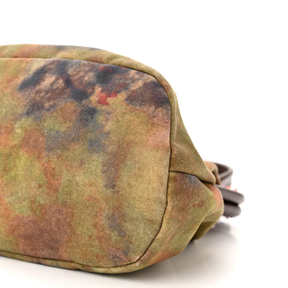Chanel Washed Toile Graffiti On The Pavements Bowler Khaki Multicolor 10 of 10