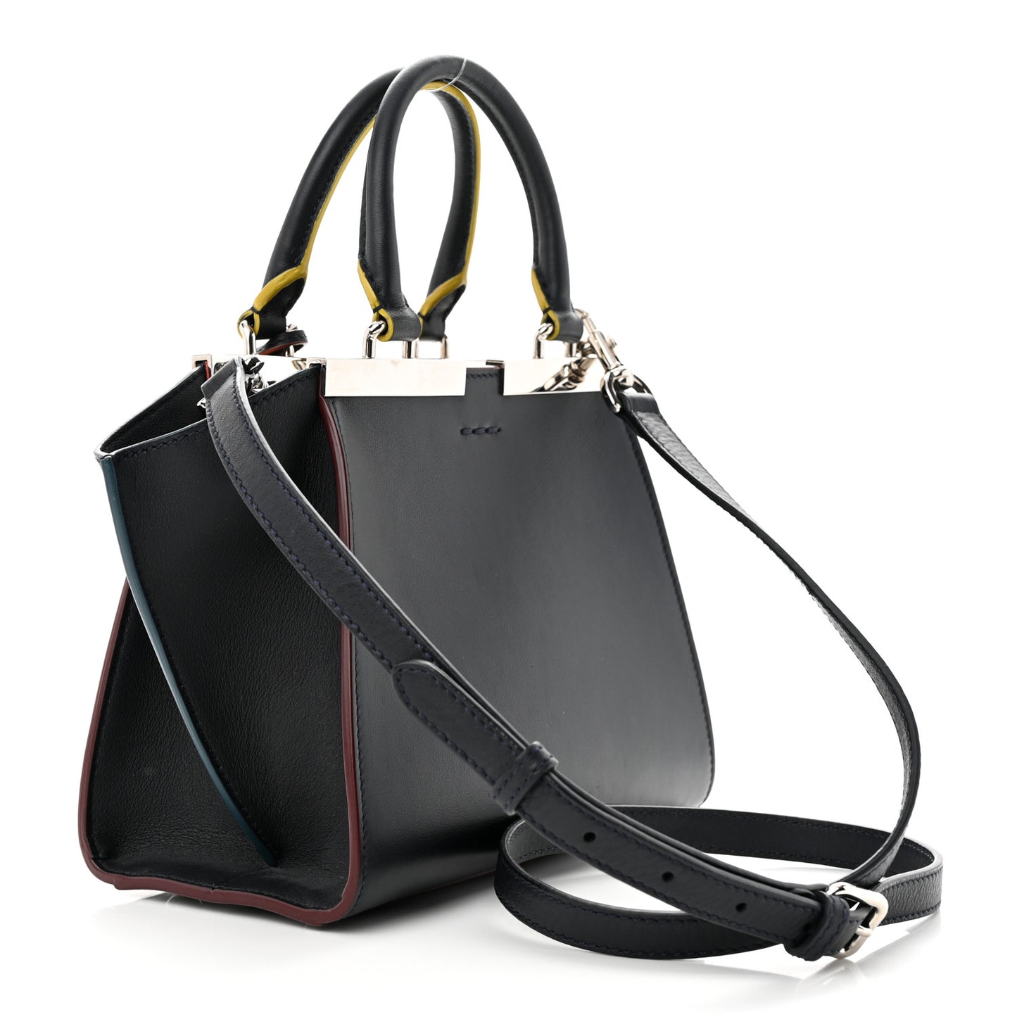 Vitello Dolce Mini 3Jours Tote Blue Notte