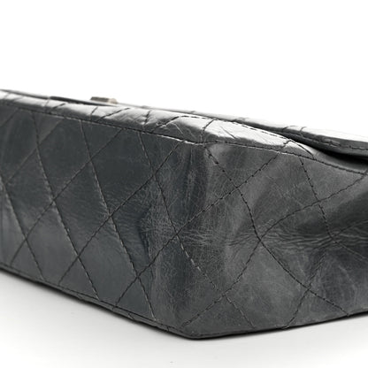Chanel Aged Calfskin Quilted 50th Anniversary 2.55 Reissue 227 Flap Grey 10 of 12