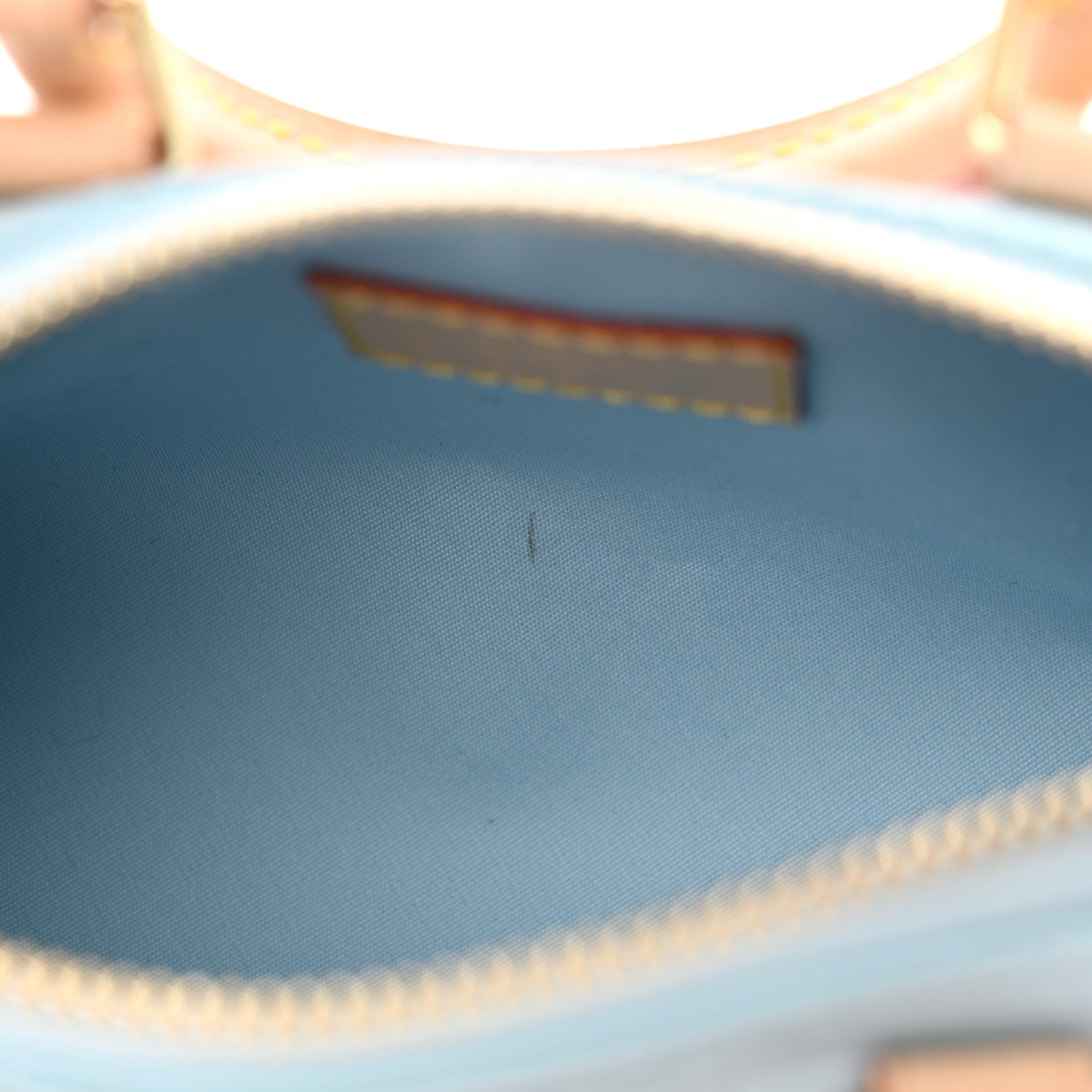 Louis Vuitton Vernis Monogram Nano Speedy Sky 6 of 11