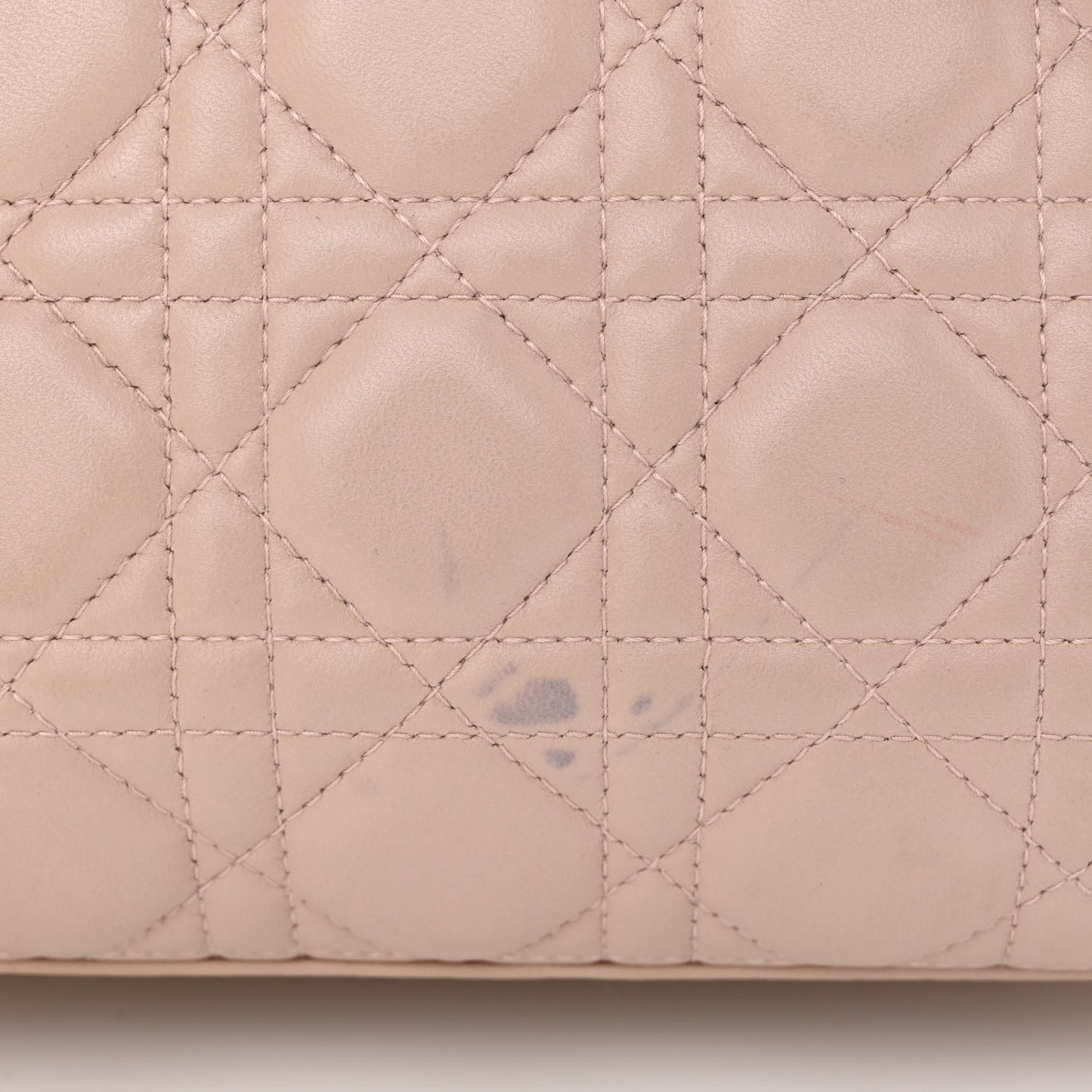 Lambskin Cannage Medium Lady Dior Light Pink