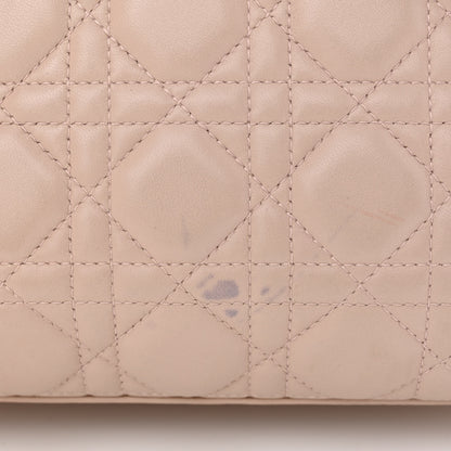 Christian Dior Lambskin Cannage Medium Lady Dior Light Pink 14 of 15