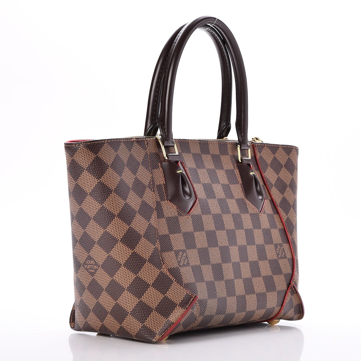 Damier Ebene Caissa Tote PM Cherry