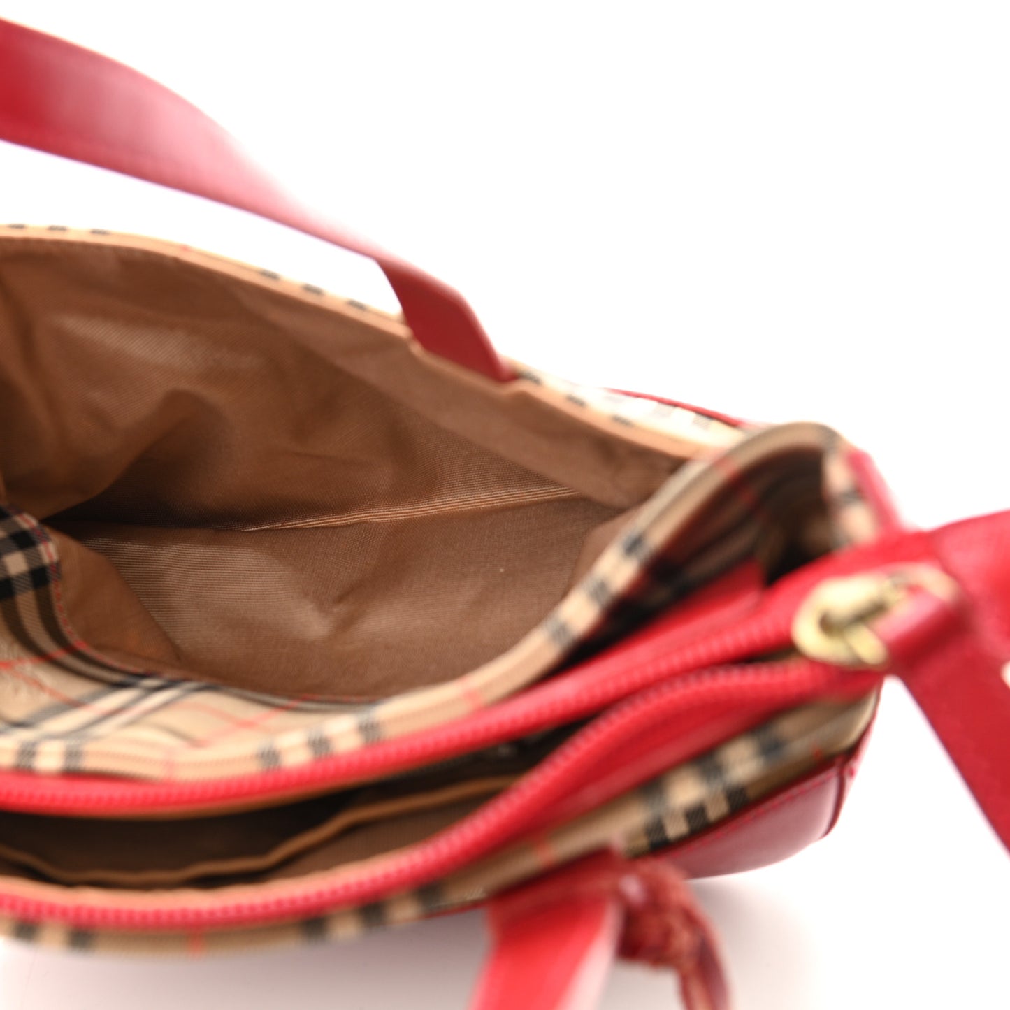 Haymarket Check Small Tote Red