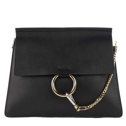 Chloe Calfskin Medium Faye Shoulder Bag Black 1 of 8