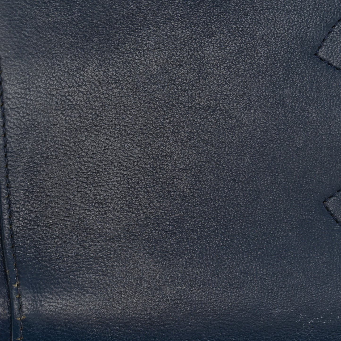 Caviar Quilted Maxi Double Flap Navy Blue