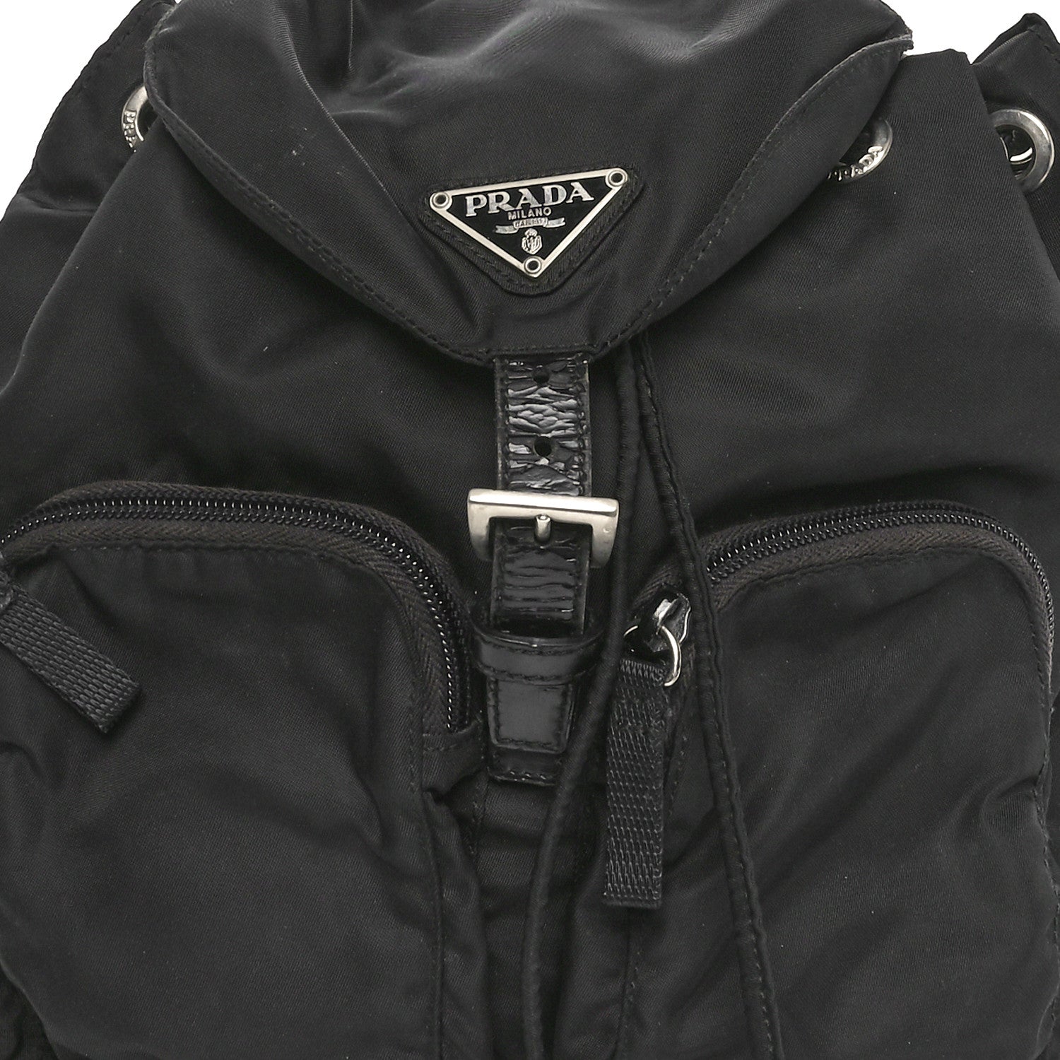 Prada Tessuto Nylon Vela Small Backpack Black 7 of 10
