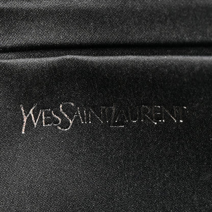 Saint Laurent Metallic Calfskin Monogram Large Belle De Jour Clutch Silver 6 of 11