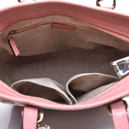 Gucci Monogram Small Bree Tote Beige Soft Pink 5 of 11