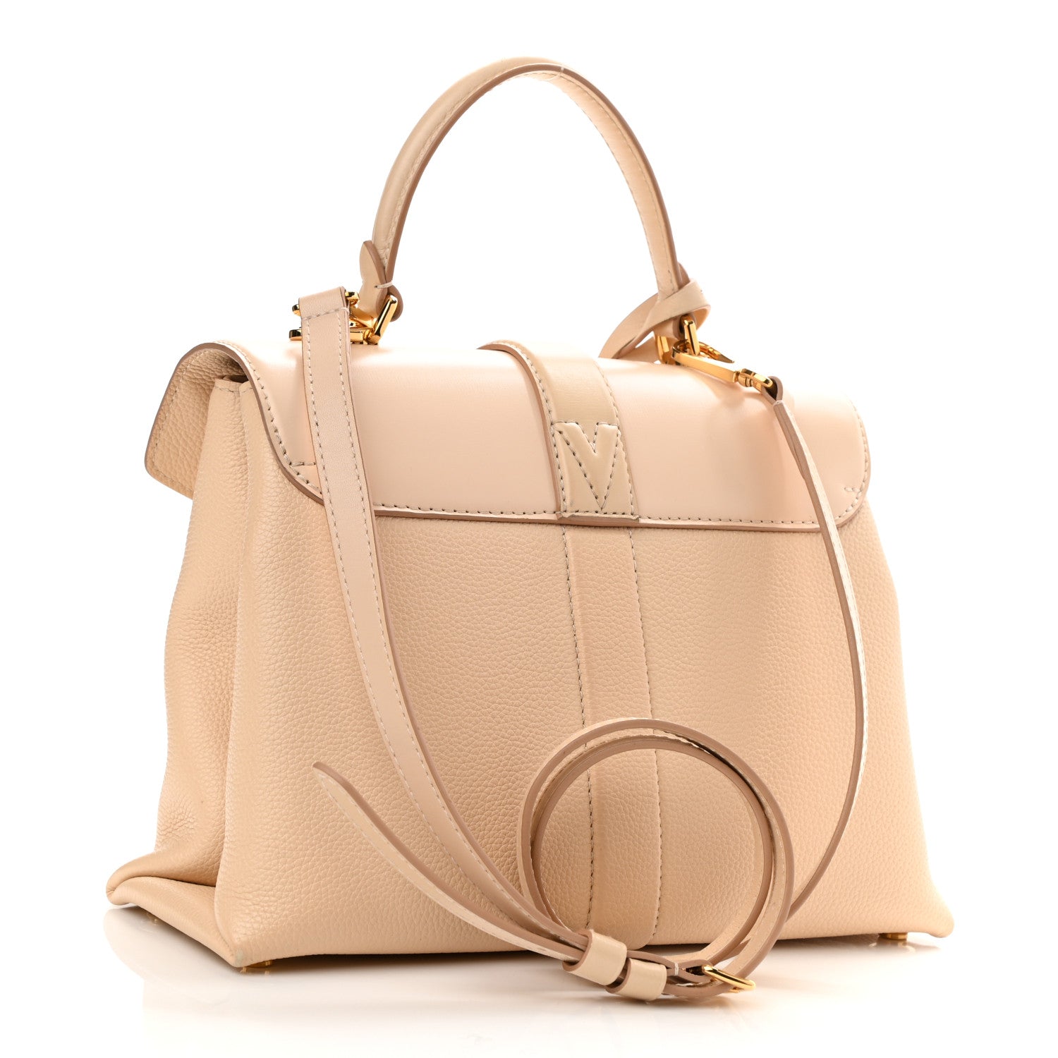 Louis Vuitton Grained Smooth Calfskin Rose Des Vents PM Creme 4 of 13