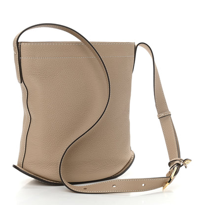 Delvaux Taurillon Pin Daily Surpique Bucket Sand 3 of 11