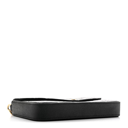 Louis Vuitton Empreinte Pochette Felicie Chain Wallet Black 5 of 11
