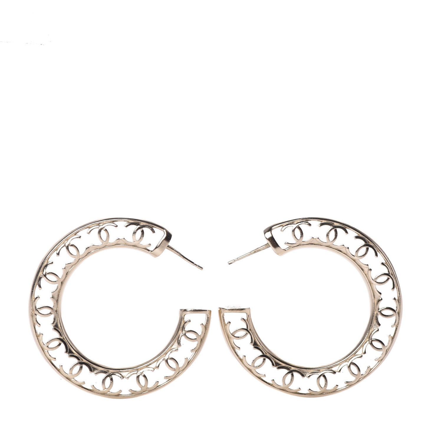 CC Hoop Earrings Gold