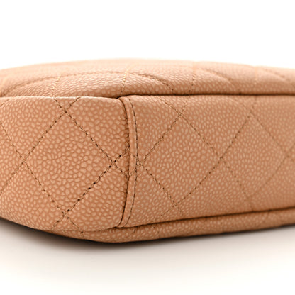 Chanel Caviar Quilted Coco Tassel Camera Case Beige 9 of 10