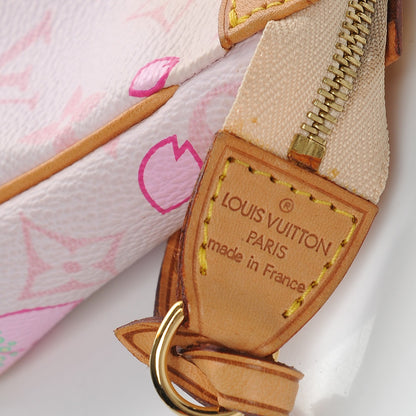 Louis Vuitton Monogram Cherry Blossom Pochette Accessories Pink 6 of 8