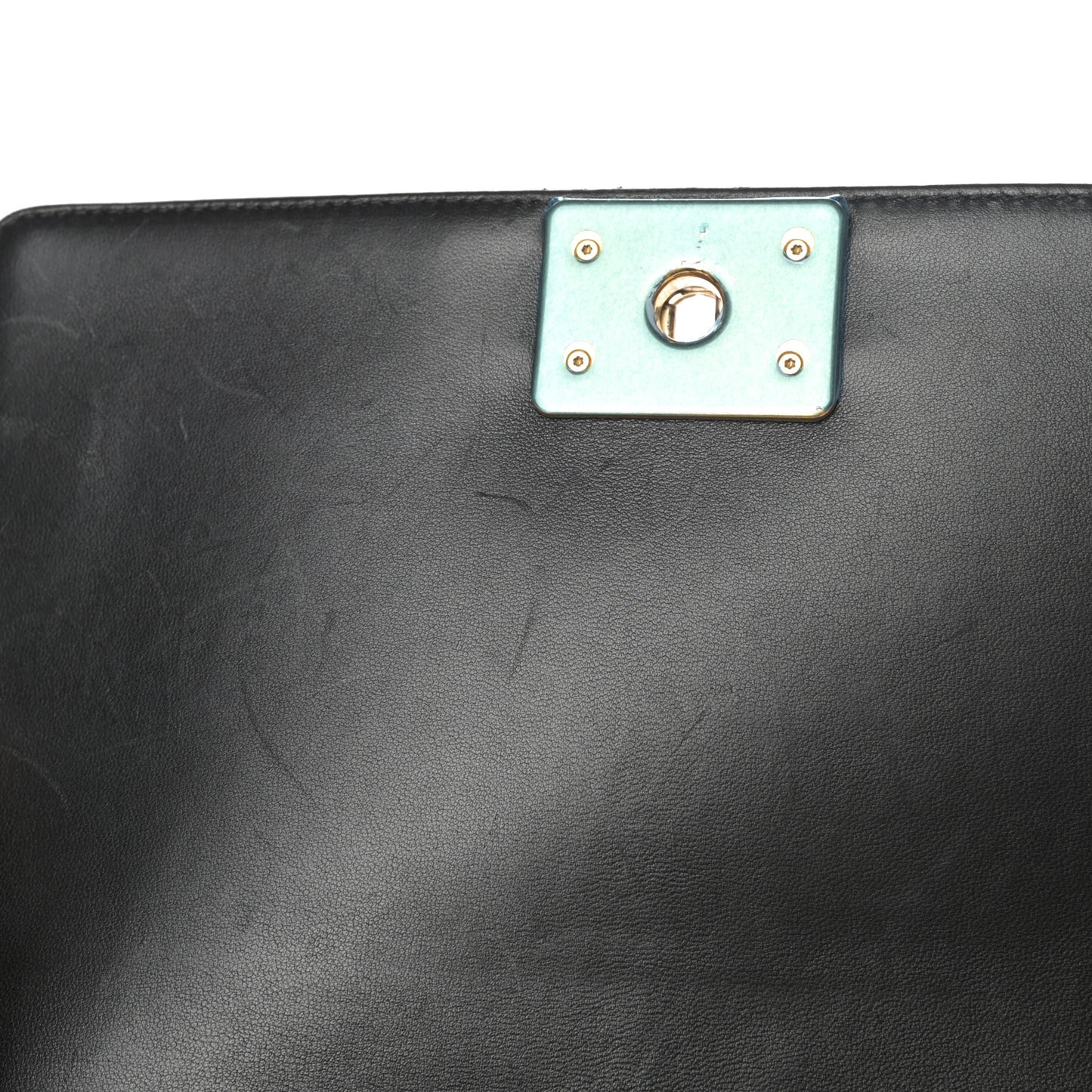 Lambskin Quilted Medium Boy Flap Black