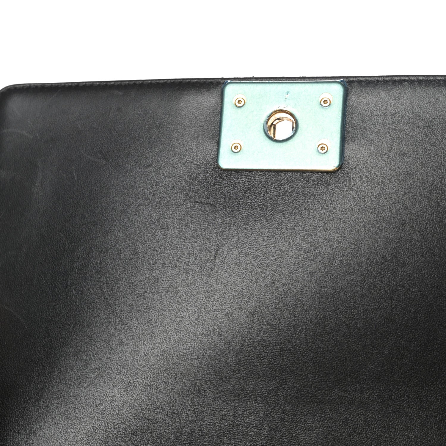 Chanel Lambskin Quilted Medium Boy Flap Black 14 of 17