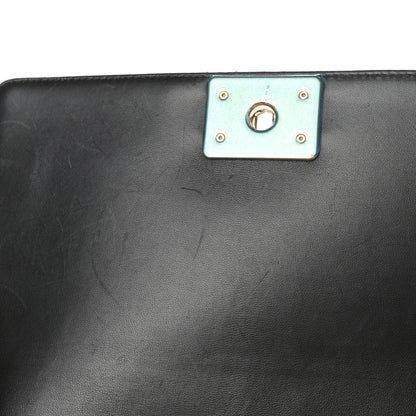Chanel Lambskin Quilted Medium Boy Flap Black 14 of 17