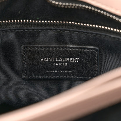 Saint Laurent Calfskin Y Quilted Monogram Toy Loulou Crossbody Bag Light Natural 5 of 12