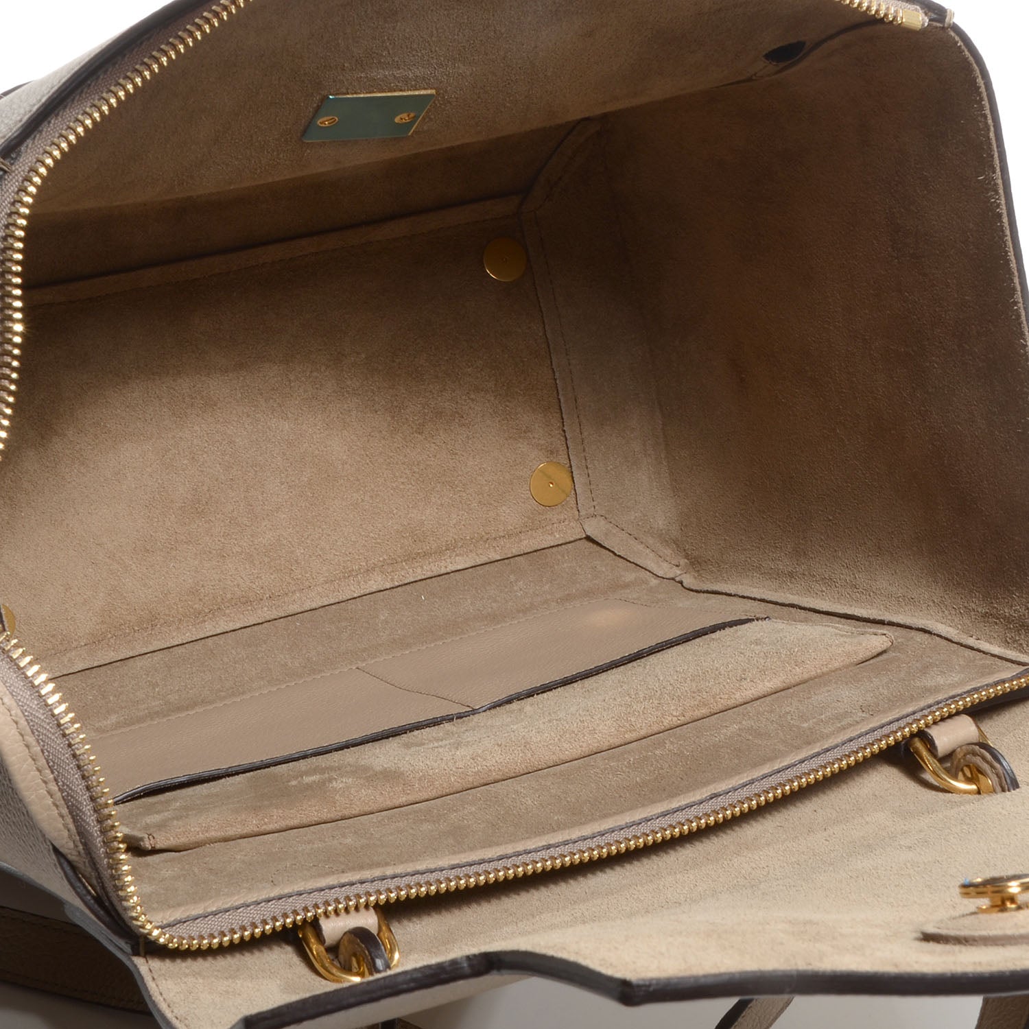 Celine Drummed Calfskin Mini Belt Bag Dune 5 of 8