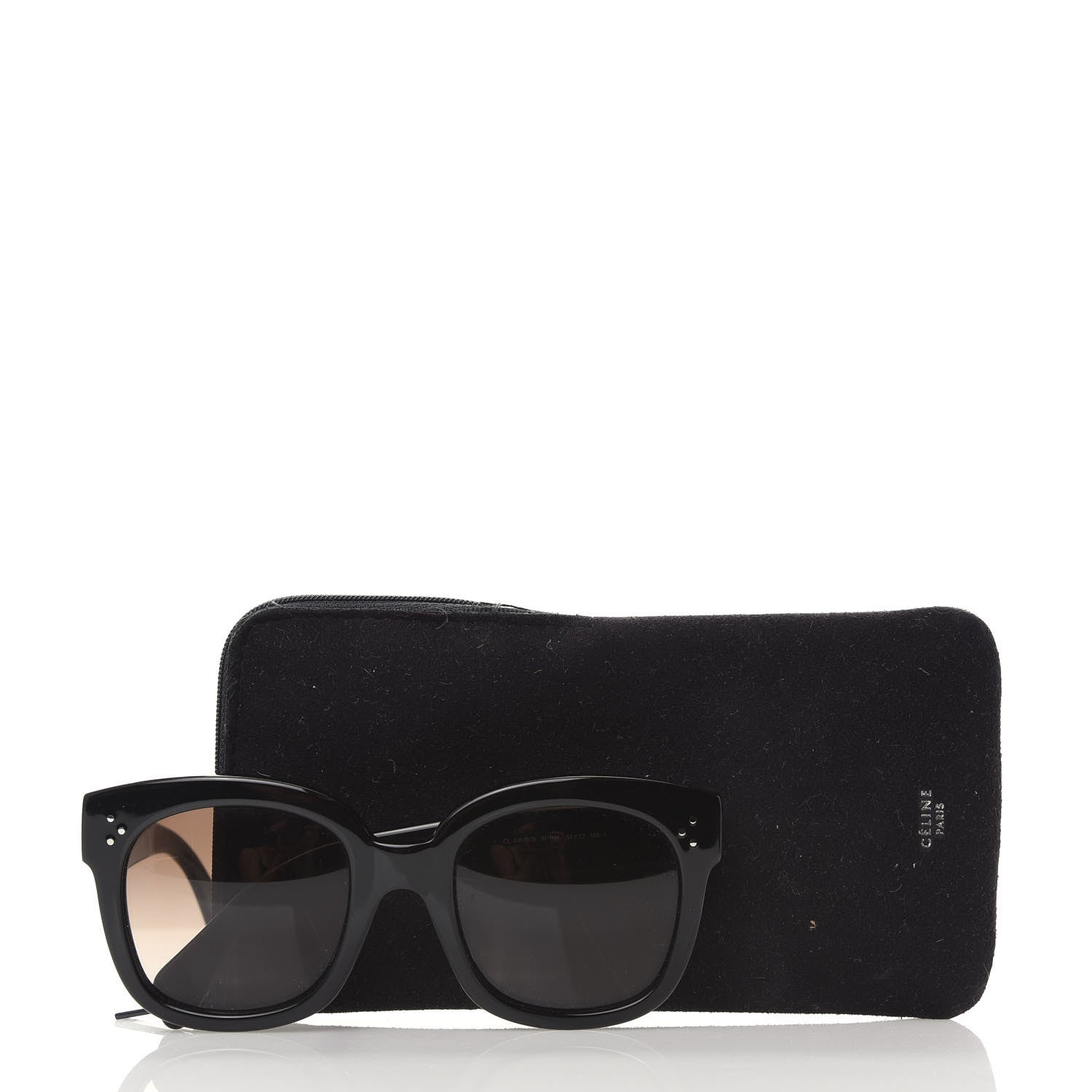 Celine New Audrey Sunglasses CL 41805/S Black 7 of 7