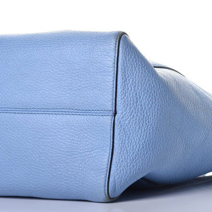 Gucci Dollar Calfskin Medium Swing Tote Mineral Blue 8 of 10