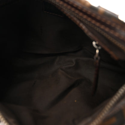 Fendi Zucca Mini Boston Satchel Tobacco 5 of 9