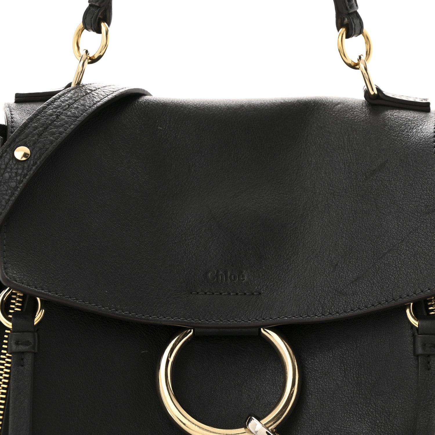 Chloe Calfskin Small Faye Day Shoulder Bag Black 9 of 18