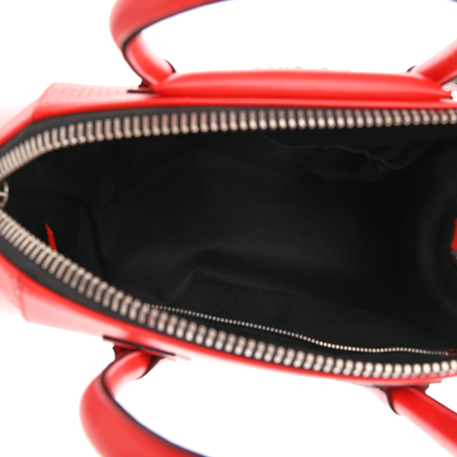 Givenchy Lambskin Perforated Small Antigona Pop Red 5 of 11