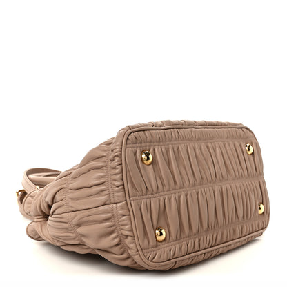 Prada Nappa Gaufre Small Tote Cipria 4 of 11
