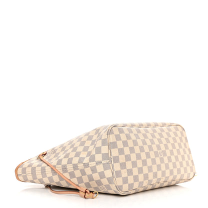 Louis Vuitton Damier Azur Neo Neverfull MM Rose Ballerine 4 of 15