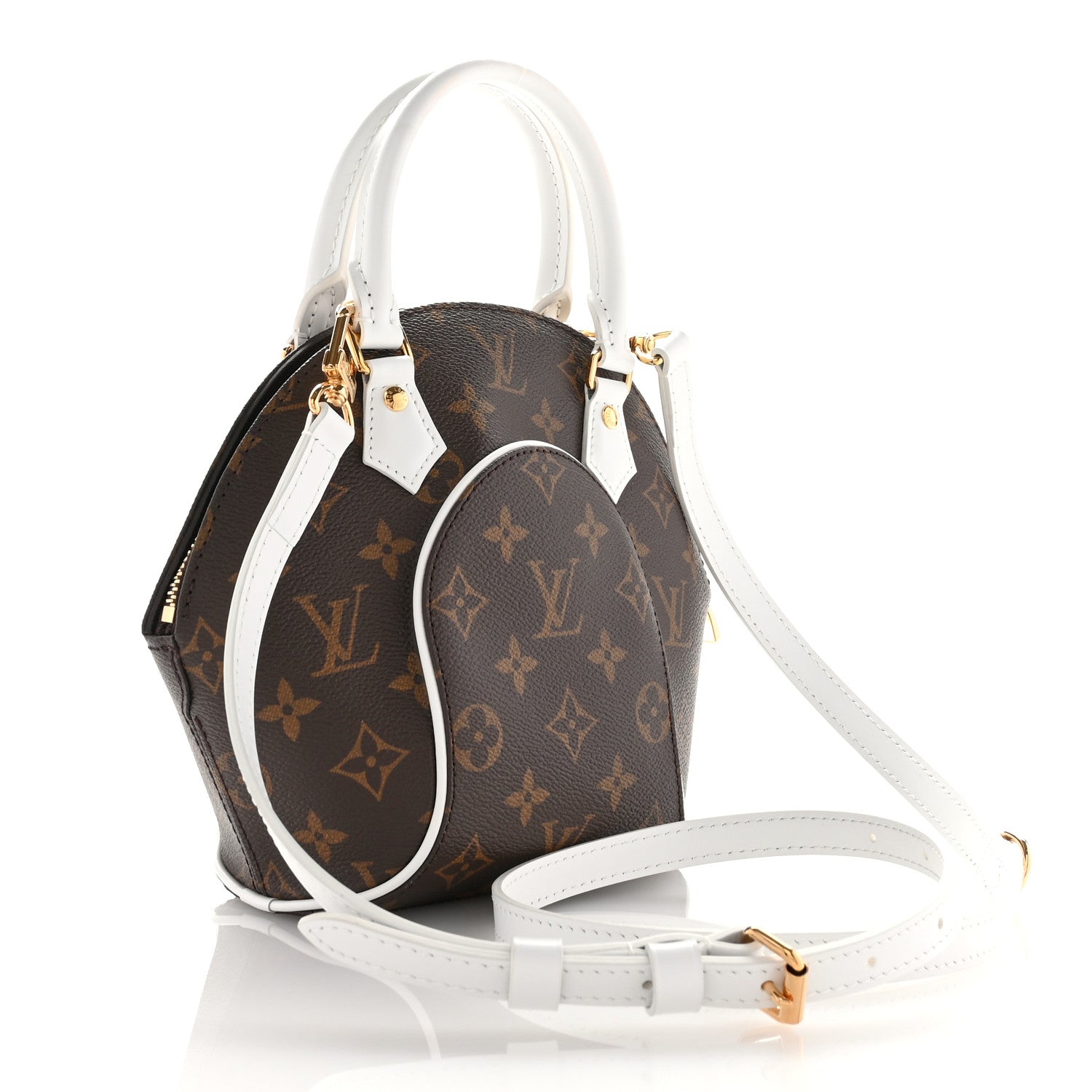 Louis Vuitton Monogram LV Match Ellipse BB White 3 of 9