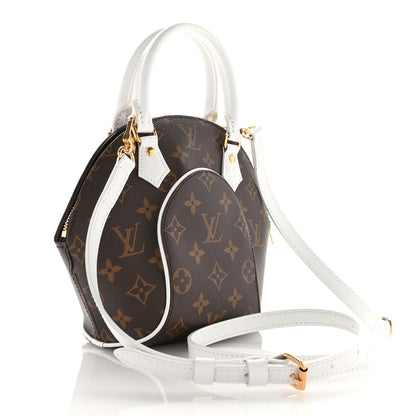 Louis Vuitton Monogram LV Match Ellipse BB White 3 of 9
