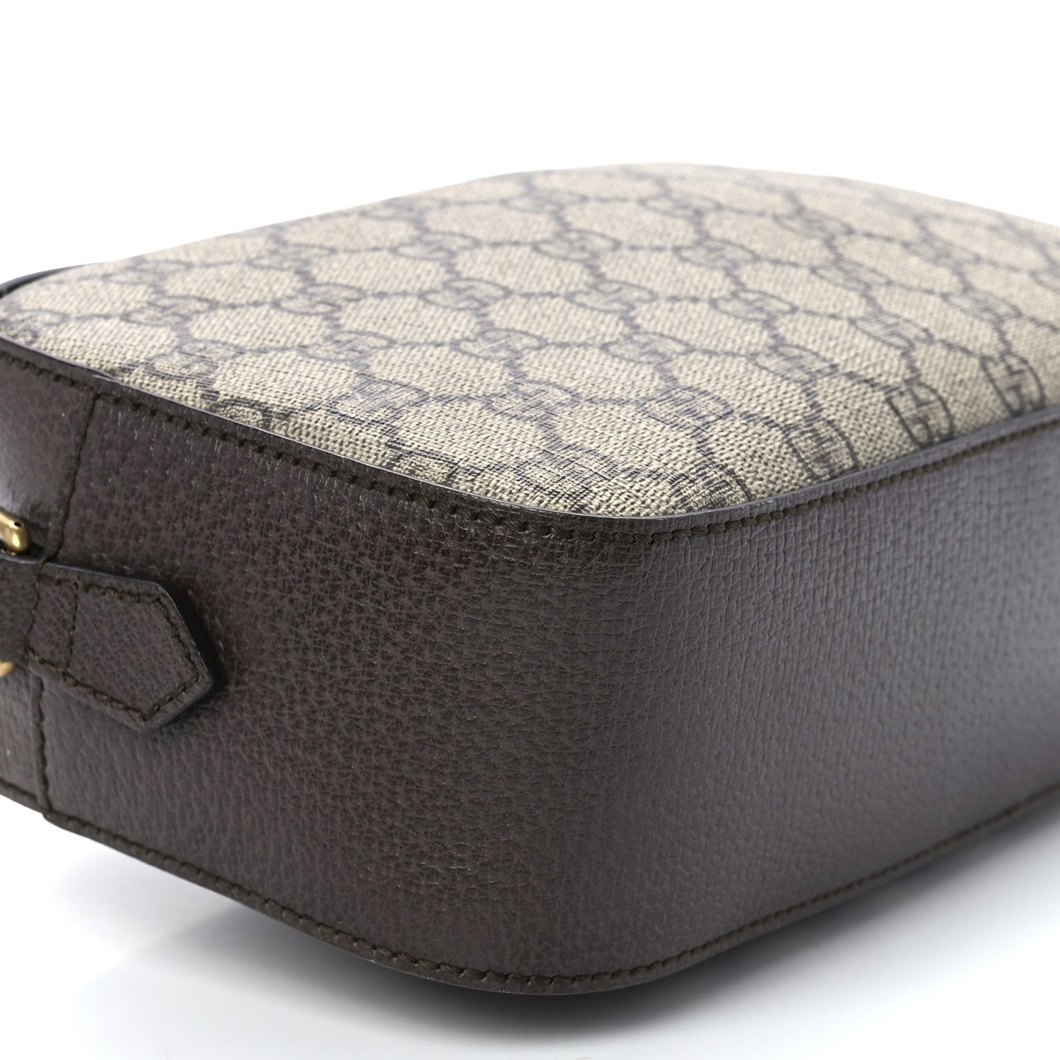 Gucci GG Supreme Monogram Web Neo Vintage Shoulder Bag Beige New Acero Crop 12 of 14