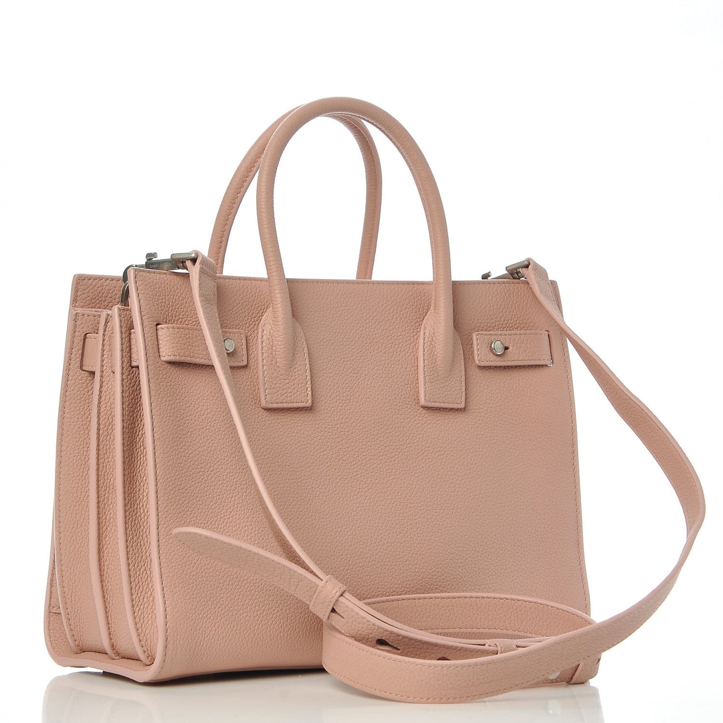 Grained Calfskin Baby Sac De Jour Souple Rose