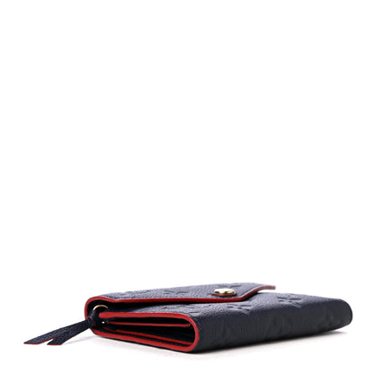 Louis Vuitton Empreinte Victorine Wallet Marine Rouge 3 of 4