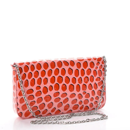 Louis Vuitton Vernis Jungle Dots Pochette Felicie Sugar Pink Poppy 3 of 11