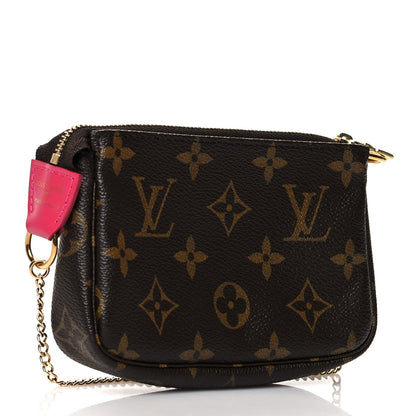 Louis Vuitton Monogram 2020 Christmas Animation Roller Coaster Mini Pochette Accessories Pivoine 2 of 9