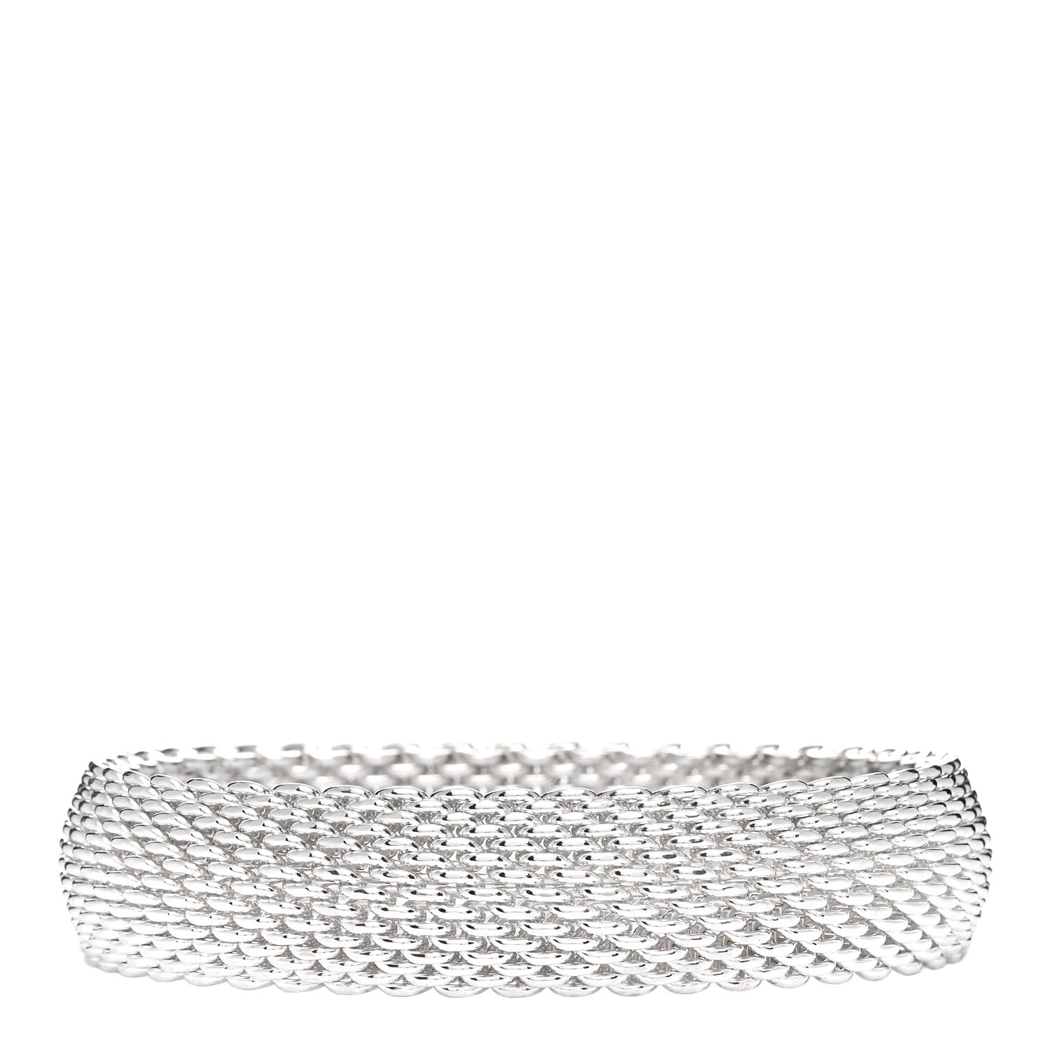 Tiffany Sterling Silver Somerset Mesh Bracelet 1 of 3