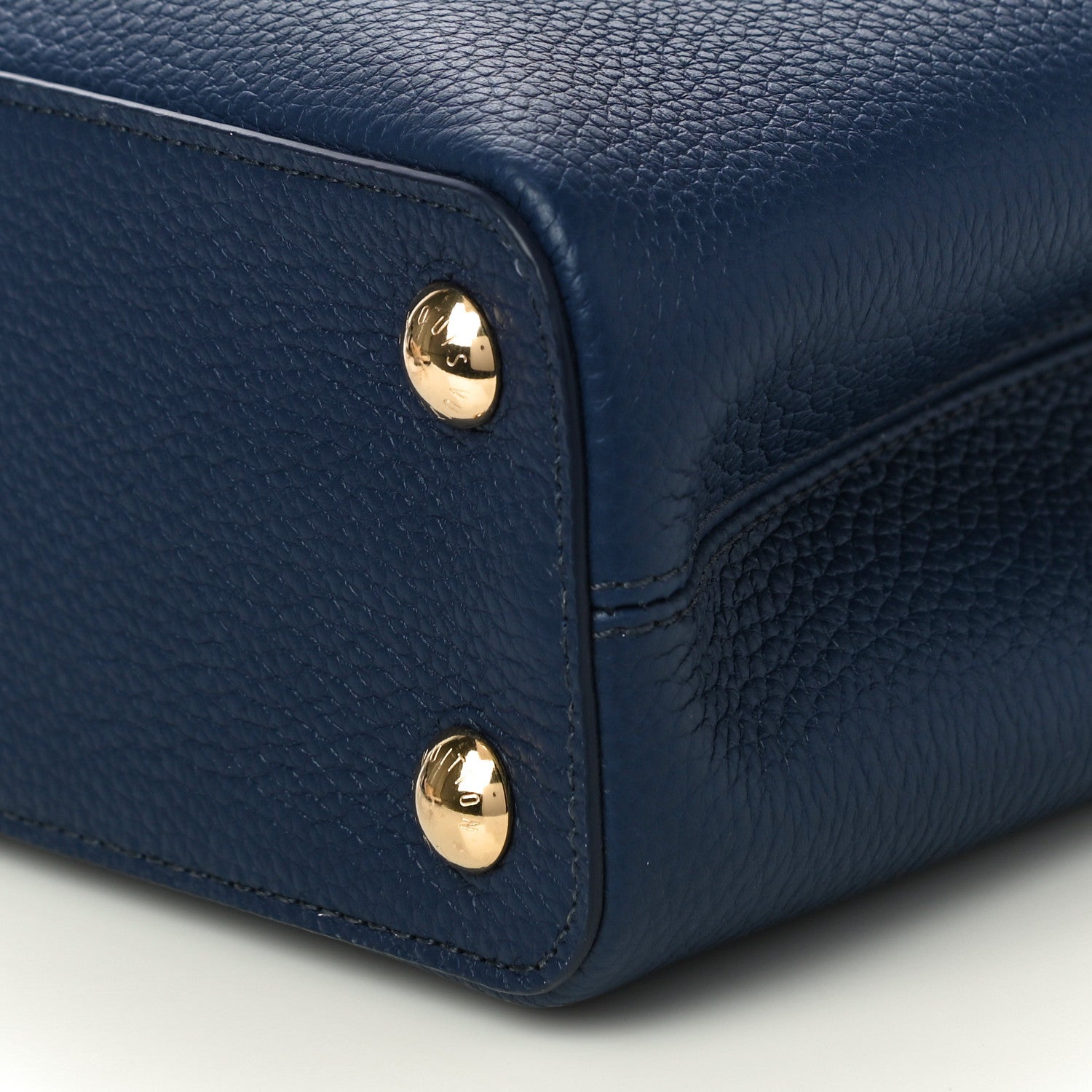Louis Vuitton Taurillon Capucines BB Bleu de France Blue 9 of 9
