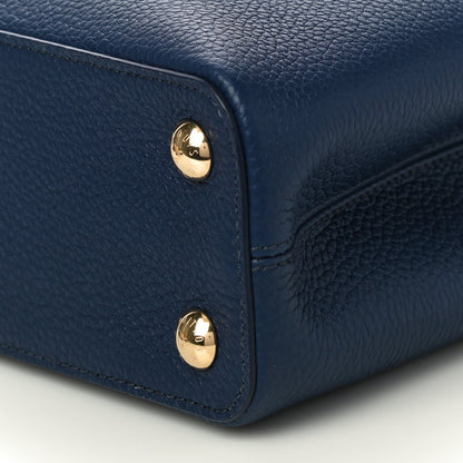 Louis Vuitton Taurillon Capucines BB Bleu de France Blue 9 of 9