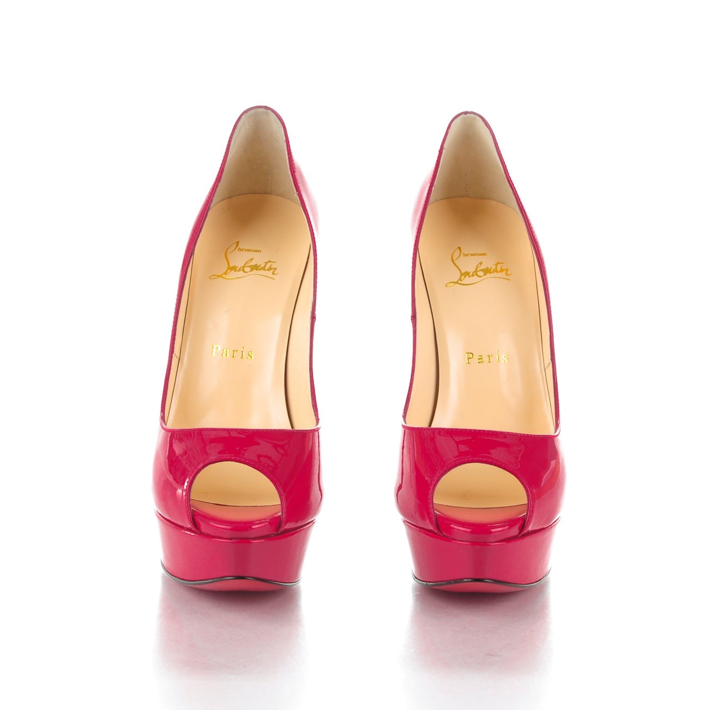 Patent Lady Peep 150 Pumps 38 Pivoine