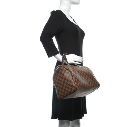 Louis Vuitton Damier Ebene Speedy 30 2 of 11