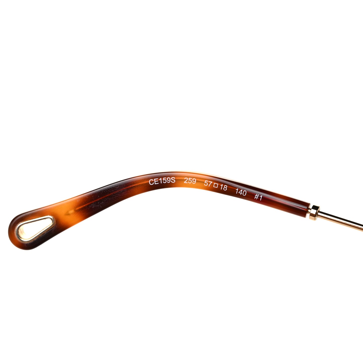 Metal Oversized Sunglasses CE159S Gold