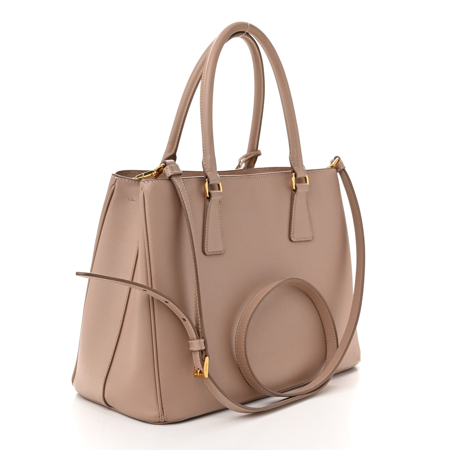 Prada Saffiano Lux Medium Tote Cammeo 3 of 13