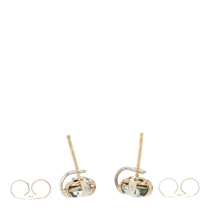 David Yurman Sterling Silver Prasiolite Hematine Drop Earrings 3 of 3